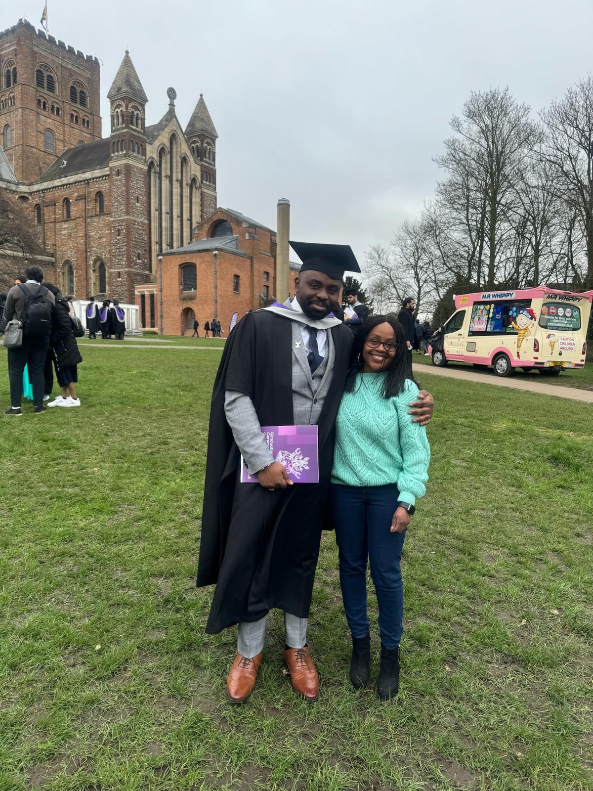 A moment from Leo and Njoki’s journey together