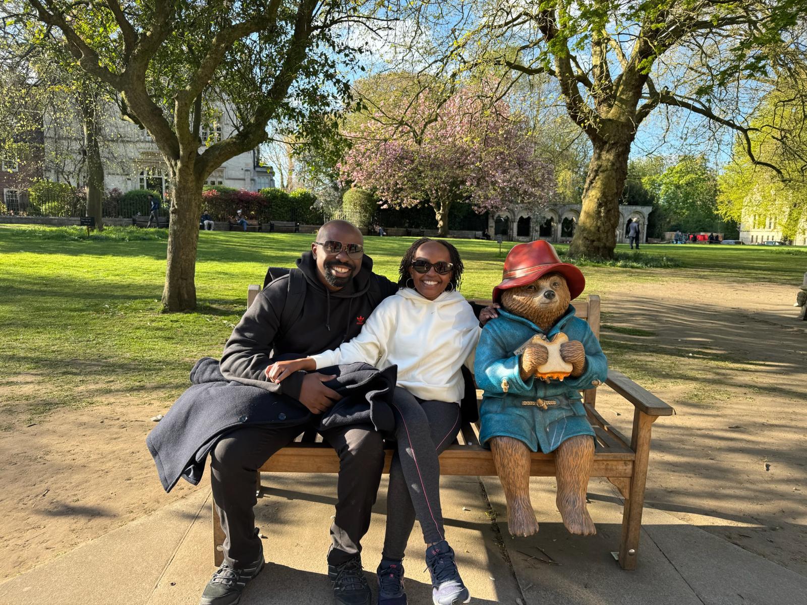 A moment from Leo and Njoki’s journey together