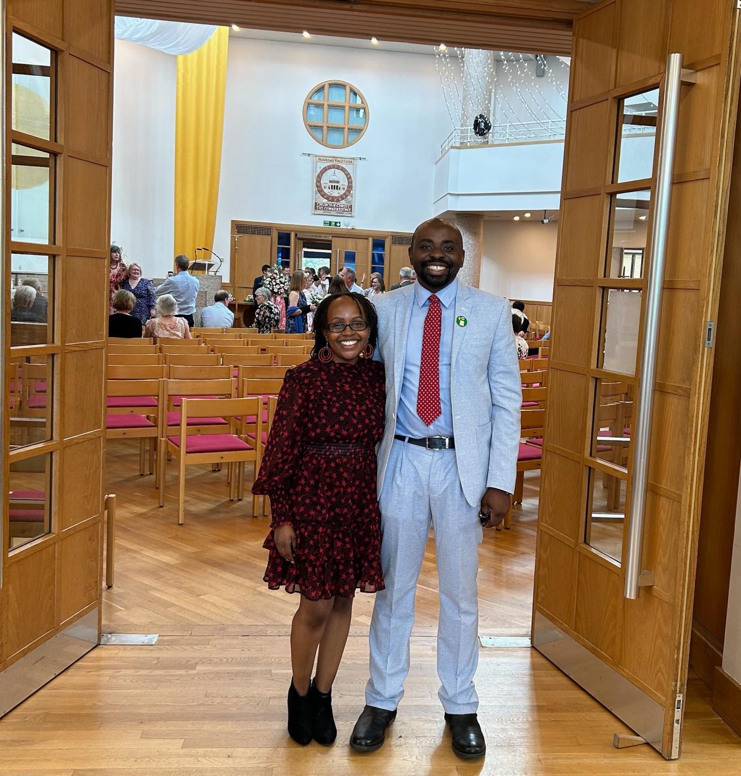 A moment from Leo and Njoki’s journey together
