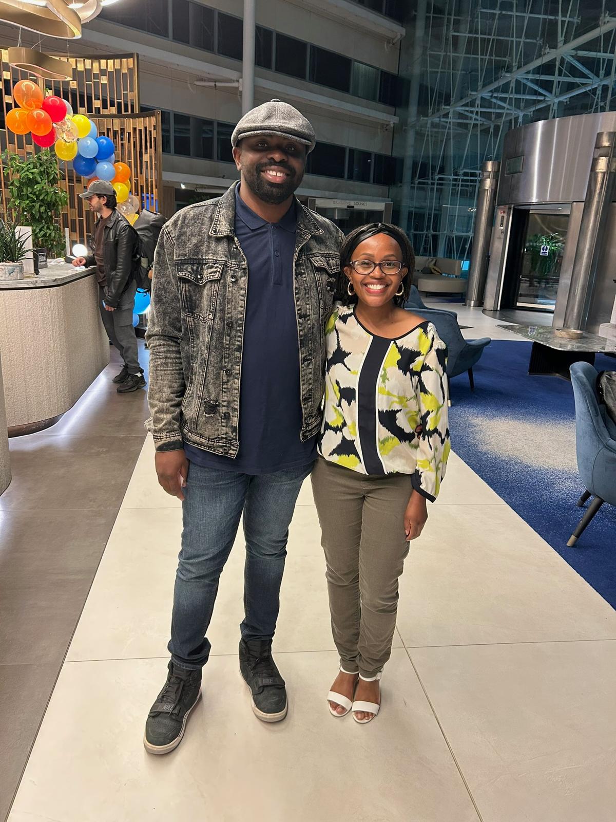 A moment from Leo and Njoki’s journey together