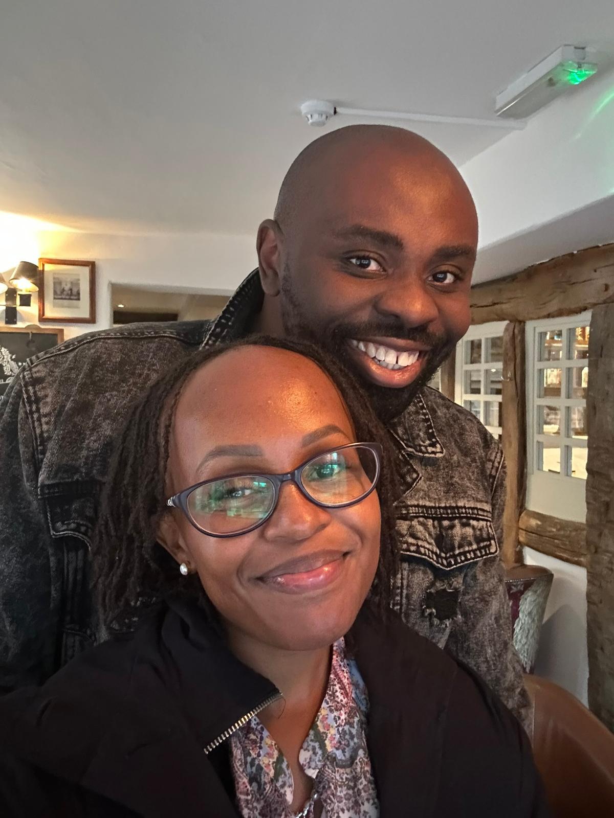 A moment from Leo and Njoki’s journey together