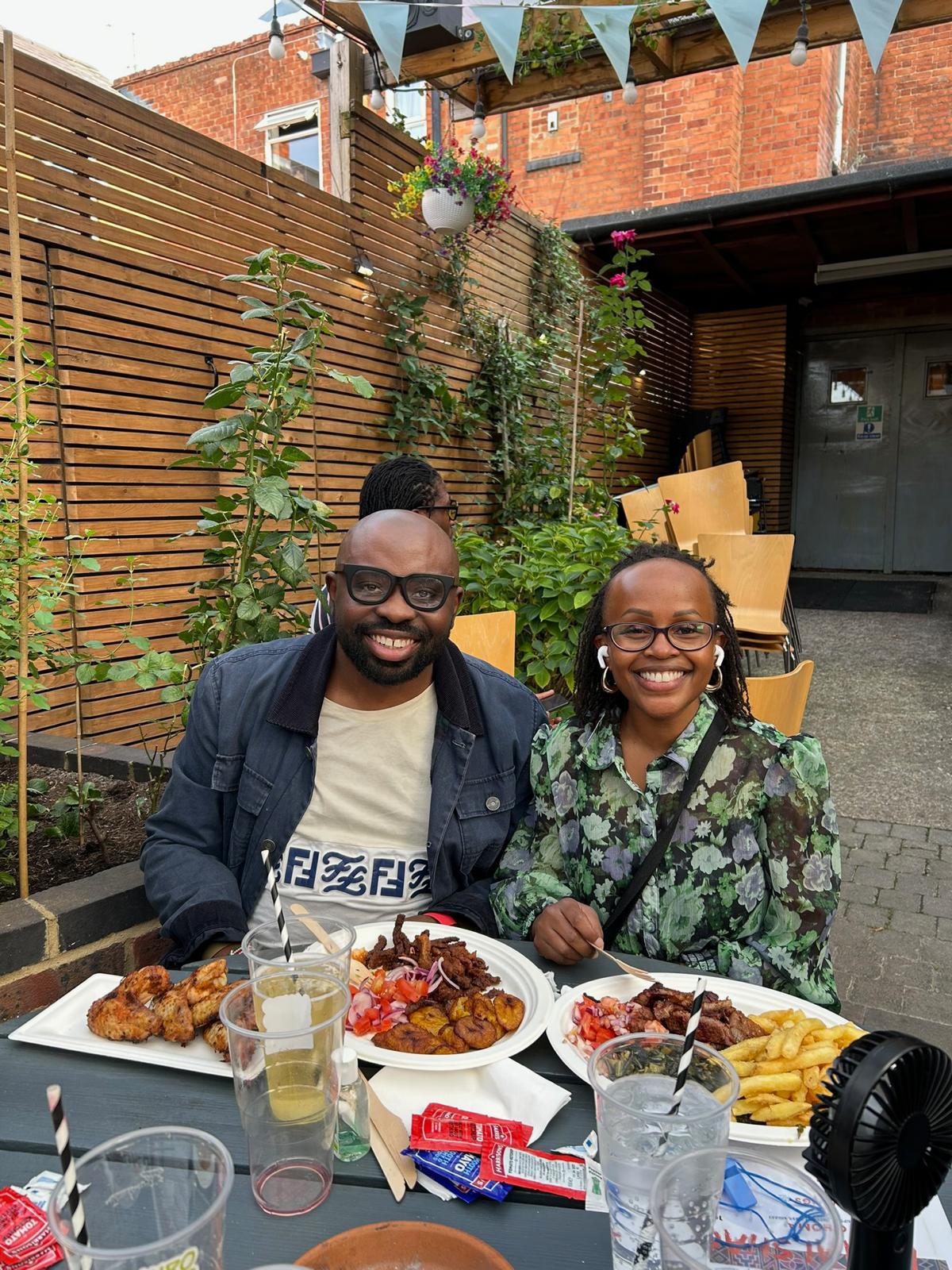 A moment from Leo and Njoki’s journey together