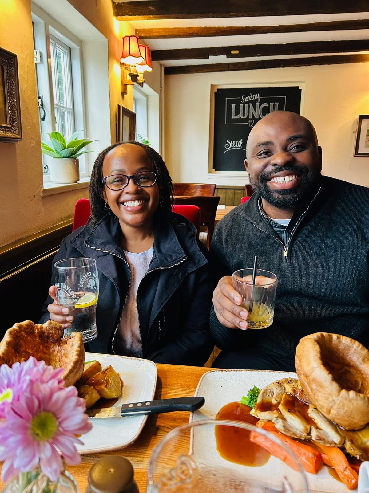 A moment from Leo and Njoki’s journey together