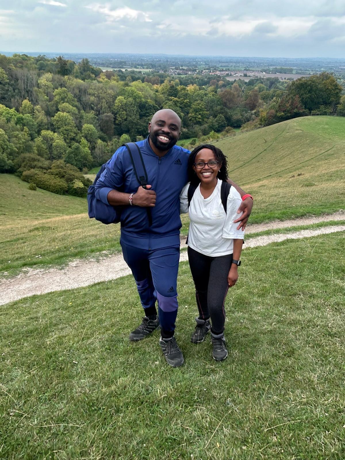 A moment from Leo and Njoki’s journey together