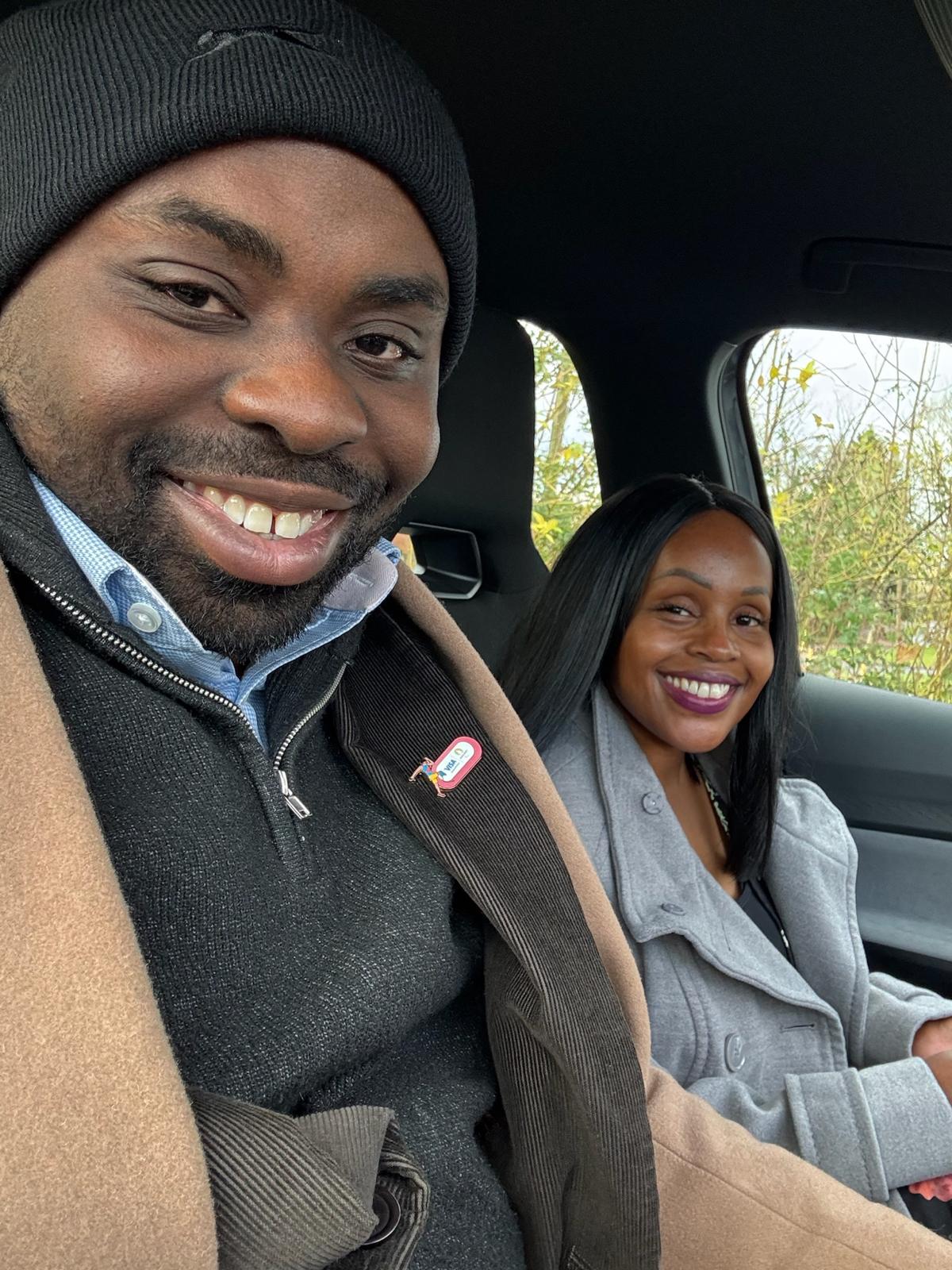 A moment from Leo and Njoki’s journey together