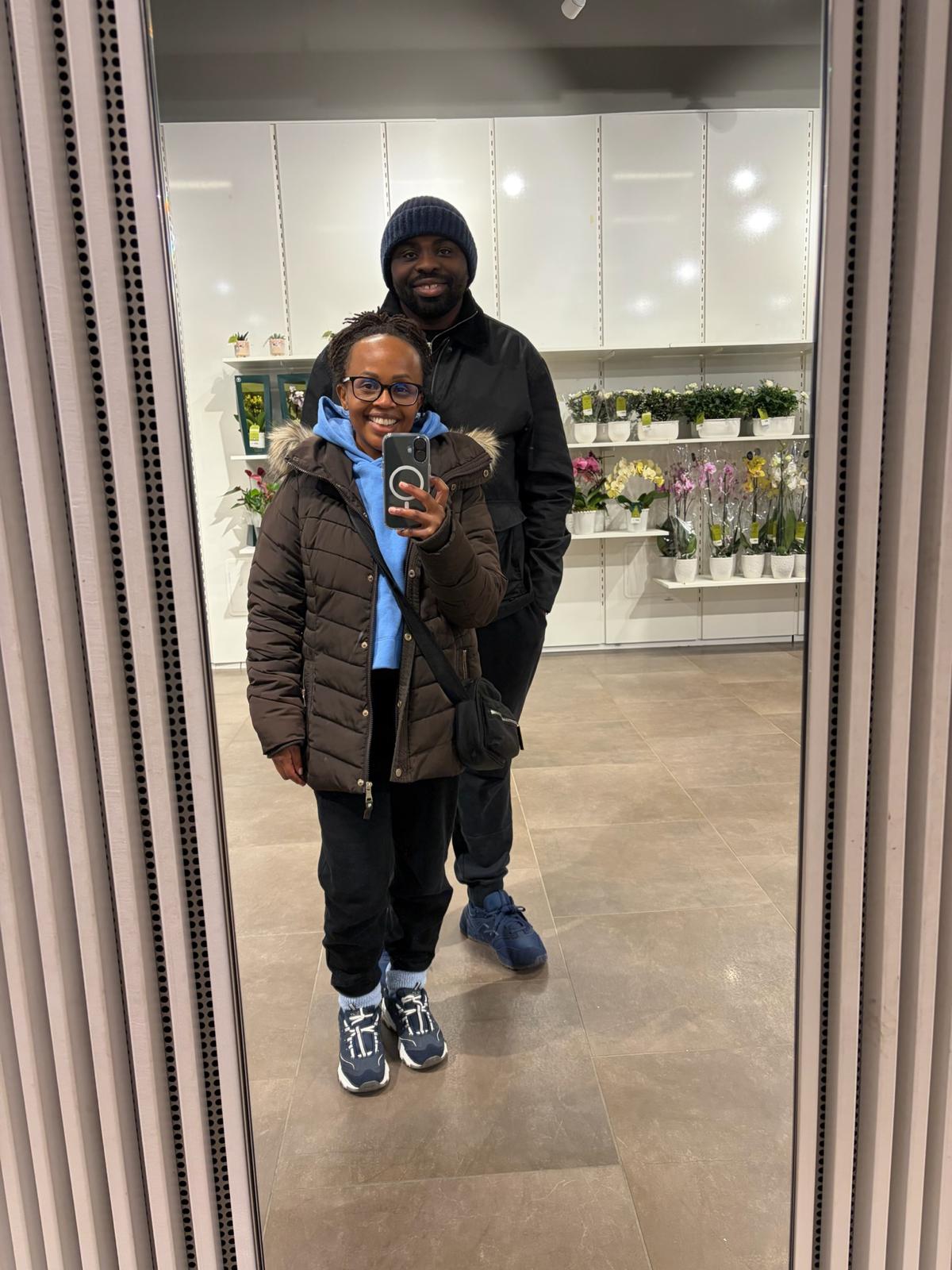 A moment from Leo and Njoki’s journey together