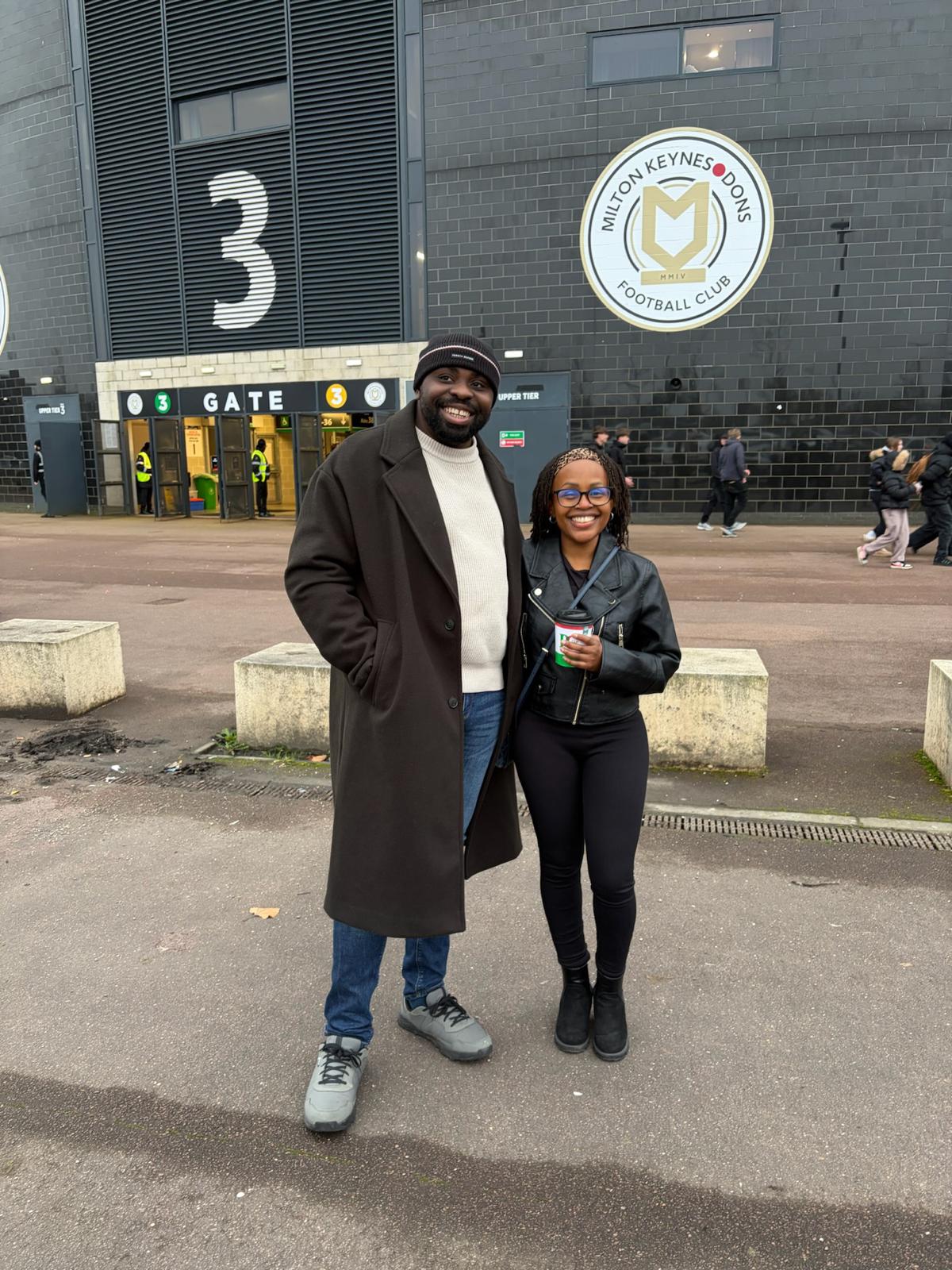 A moment from Leo and Njoki’s journey together