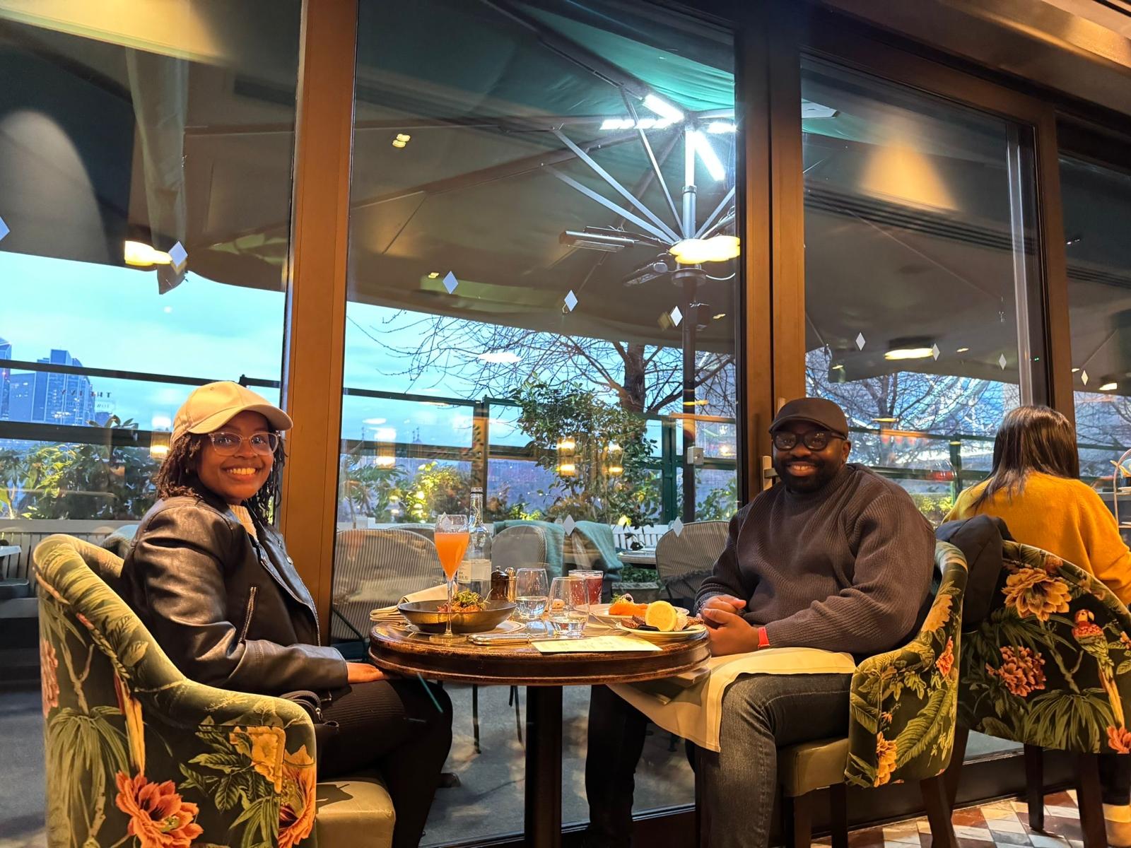 A moment from Leo and Njoki’s journey together